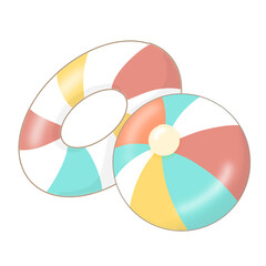 Beach Ball & Swim Ring