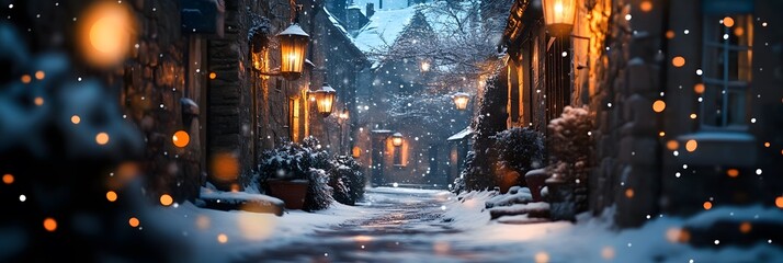 Fototapeta premium lights in the night