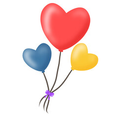 heart shaped balloons