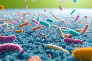 Obraz premium A virus spreading to a doormat