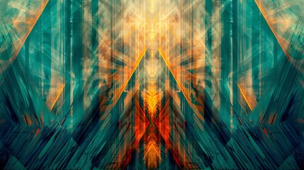 Abstract geometry in triangle shapes forms a background. Futuristic design presents a graphic pattern.