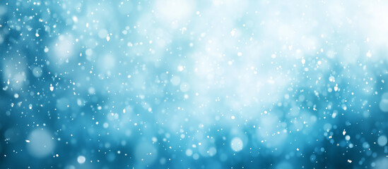 Obraz premium banner background for christmas day, with slightly blurred snow, Ai generated Images