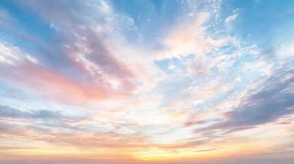 Obraz premium Beautiful sunset sky. Nature sky backgrounds