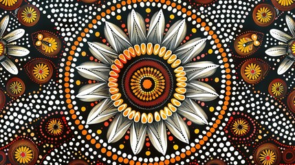 Australian Aboriginal Dot Painting: A Dreamtime Story of the Land