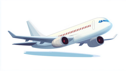 Obraz premium airplane isolated on white
