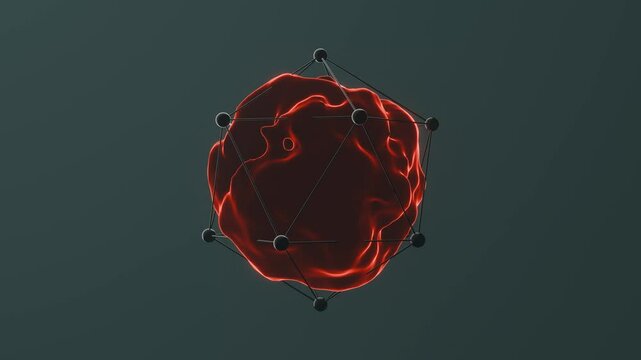 Distorted Parasitic Growth with Shifting Forms, Abstract Parasitic Animation, Surreal Fluid Motion, Growing Organisms in Dynamic Environment, Parasitic Transformation with Shifting Shapes