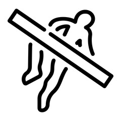 Obraz premium crime scene Line Icon