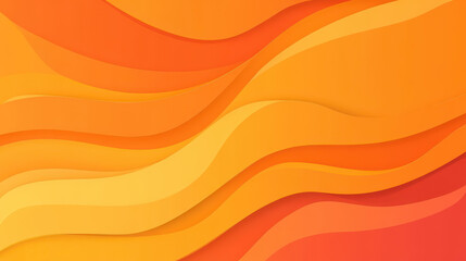 Vibrant orange color gradation background with trendy abstract textures, perfect for modern flat design aesthetics.