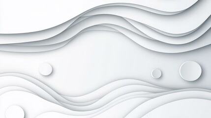 Obraz premium Stylish greywhite abstract background features smooth flowing lines, enhancing any modern design or art project.