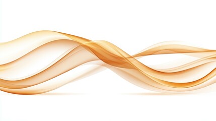 Elegant gold gradient wavy lines create a smooth flow, embodying luxury and modernity in this eyecatching design.