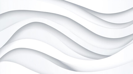 Obraz premium Sleek and modern abstract background featuring white curves and smooth waves, perfect for a futuristic aesthetic.