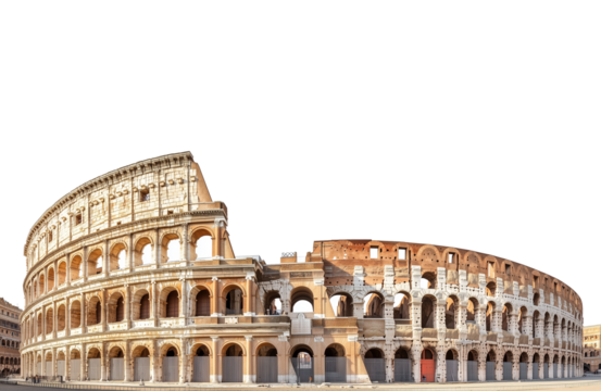 colosseum isolated on white