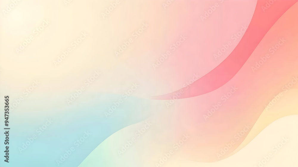 Poster pastel gradient minimal abstract background with soft clean central area perfect for branding web de