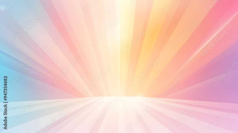 Poster stunning pastel gradient background with a light uncluttered central area perfect for adding text im