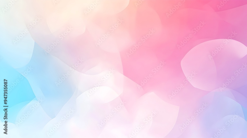 Poster elegant and soothing pastel gradient background with subtle color transitions providing a clean and 