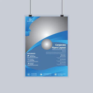 Modern flyer design for business, corporate and for others industry 