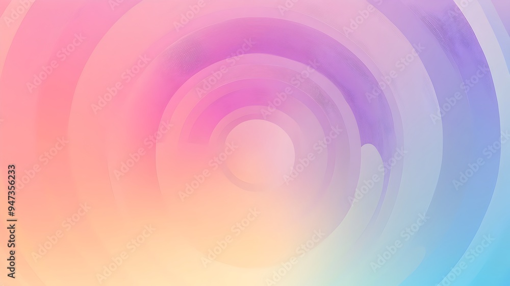 Poster elegant pastel gradient background with a light uncluttered central area for adding content or desig
