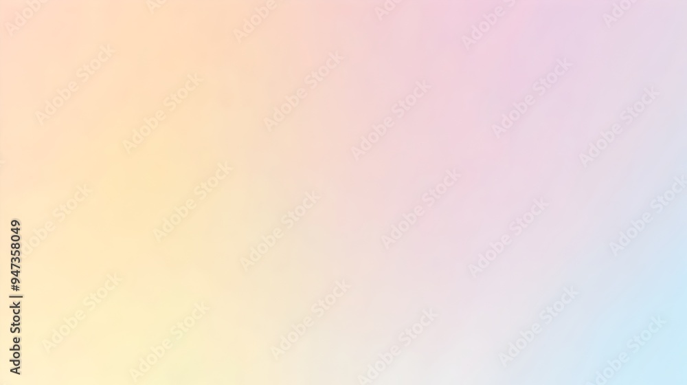 Poster elegant and serene pastel gradient background with subtle color transitions leaving ample empty spac