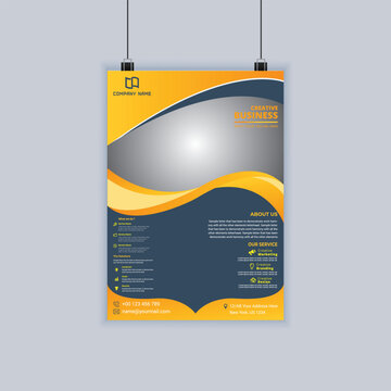 Modern flyer design for business, corporate and for others industry 