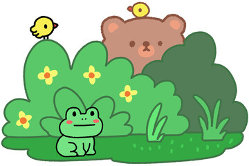 풀숲