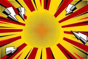 comic zoom background vector free