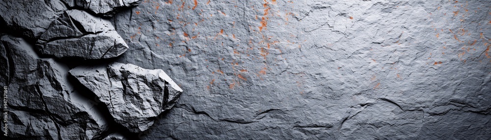 Poster a rugged stone texture background with a smooth gradient, ideal for adding text or graphics.