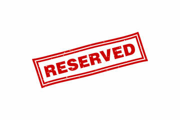 Reserved grunge rubber stamp vector illustration	