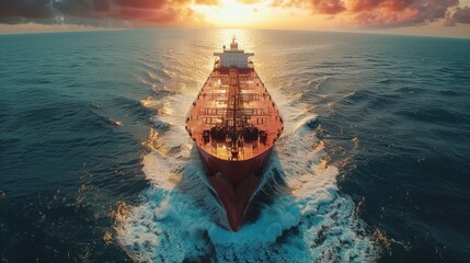Obraz premium Marine Insurance: Protects against risks associated with shipping and sea transport, including damages to vessels, cargo, and other maritime elements. 