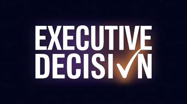 Executive Decision: A Clear Choice Symbolized