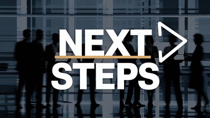 Fototapeta premium Silhouetted Group Discussing Future Steps