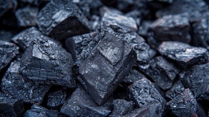 Coal: A sedimentary rock used for electricity and steel, coal is a major emitter of CO2 and pollutants, contributing to global air quality issues.
