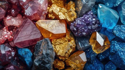 Minerals: These natural substances, with defined chemical compositions such as iron, copper, and gold, are integral to industries like construction and technology.
