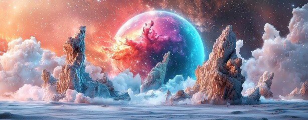 Business strategy with astrological insights, celestial theme