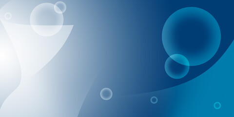 Blue background and gradient curve geometric pattern. Technology backdrop.