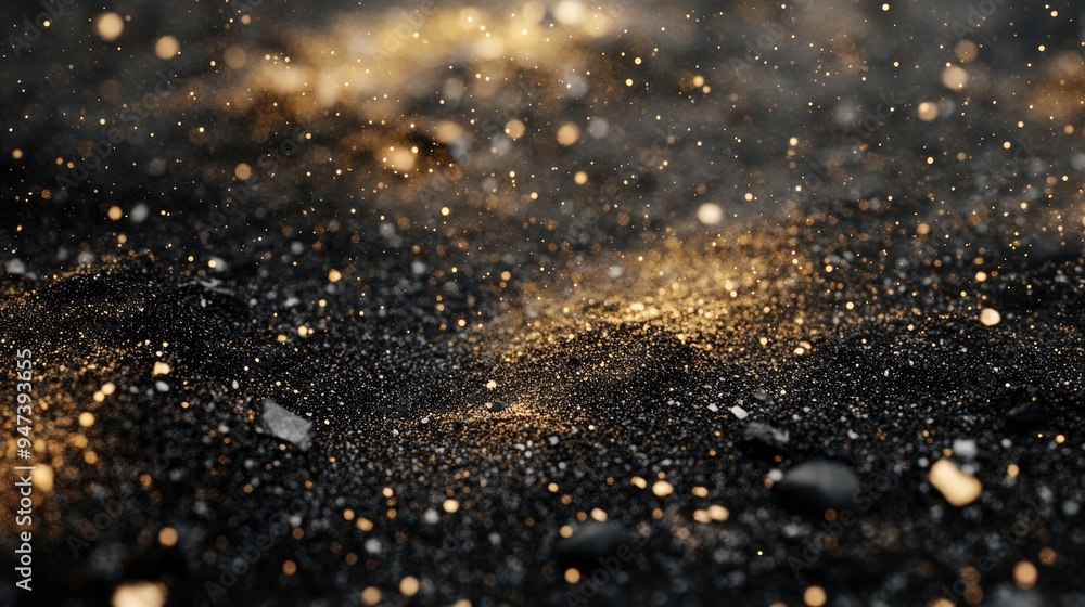 Aufkleber abstract film grain and dust texture in 3d cartoon rendering