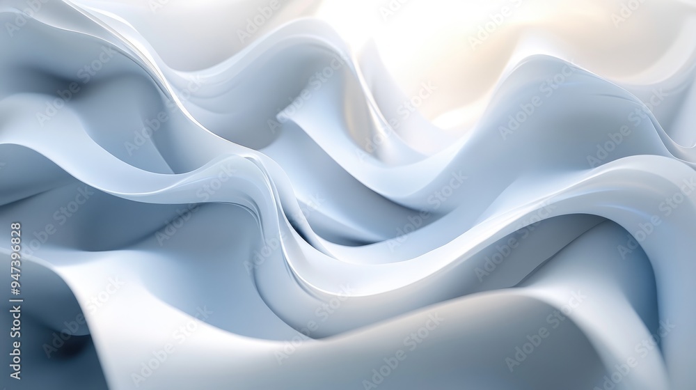 Aufkleber Abstract texture with a light background in 3D cartoon rendering