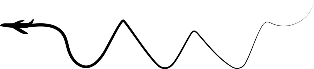 Airplane path, airline route, travel, flight