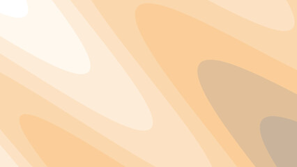 Orange wave paper cut abstract background for backdrop or presentation