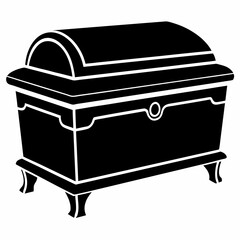 Hope chest Black silhouette