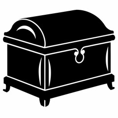 Hope chest Black silhouette