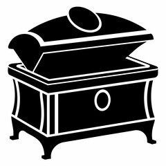 Hope chest Black silhouette
