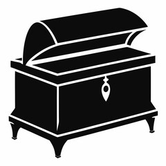 Hope chest Black silhouette