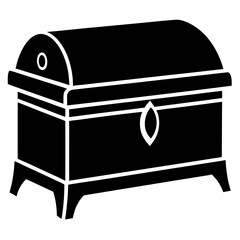 Hope chest Black silhouette