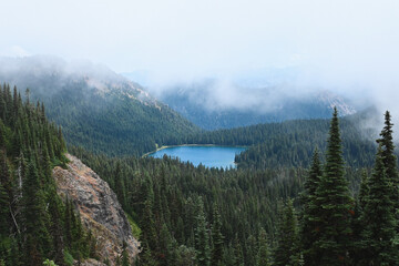 morning in the mountains
