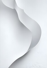 Comic style, Smooth, curved white surfaces with gentle shadows in a twilight setting, creating a minimalist, abstract landscape with a hint of purple sky., graphic illustration, comic art graphic nove