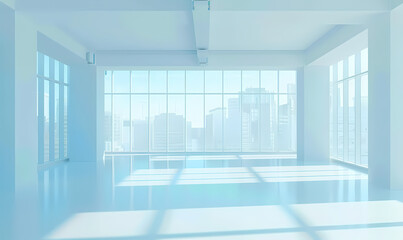 empty room with window