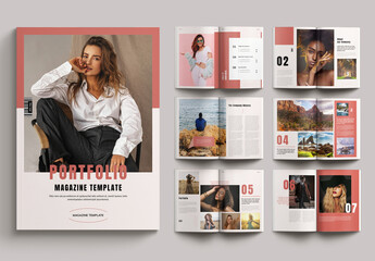 Portfolio Magazine Template