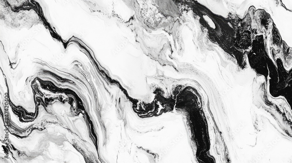 Poster abstract monochrome pattern resembling marble texture background