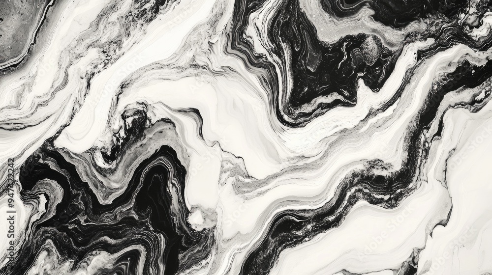 Poster abstract monochrome pattern resembling marble texture background