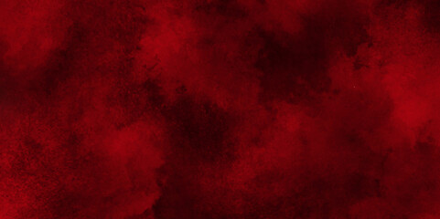 Red grunge textured wall background. Red powder explosion cloud on black background.Beautiful stylist modern red texture background with smoke,dark slate background toned classic red color.